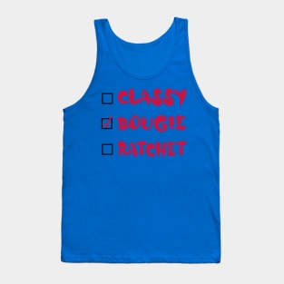 Savage Classy Bougie Ratchet Tank Top